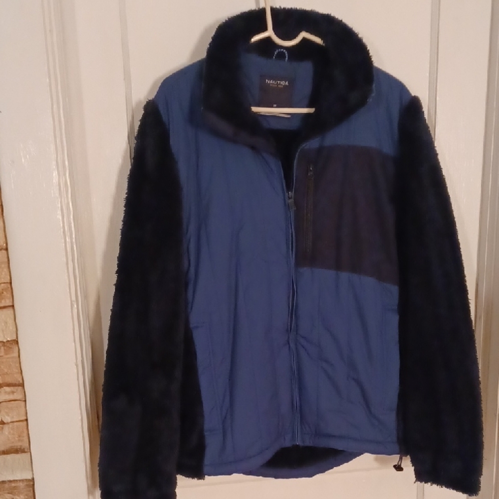 Nautica Men's Two-Tone Puffer Jacket